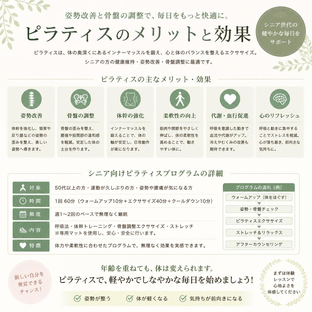 4. ピラティススタジオで姿勢を整える