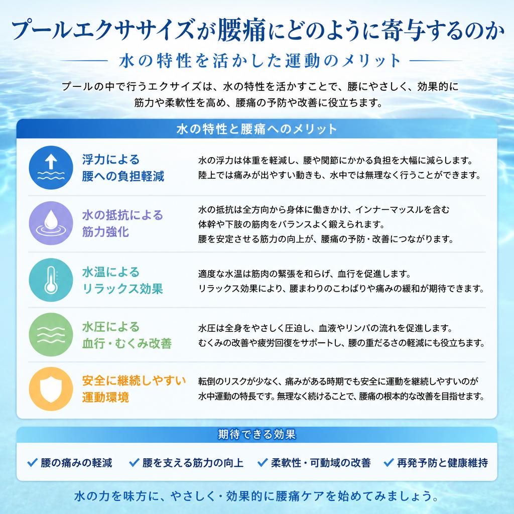 水中運動のメリット